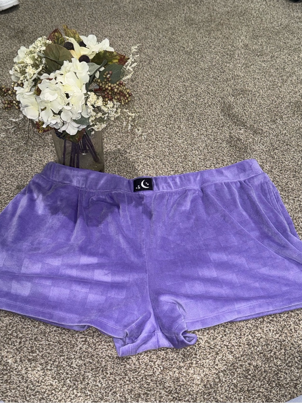 Celebrate! Plush Purple Pajama Bottoms